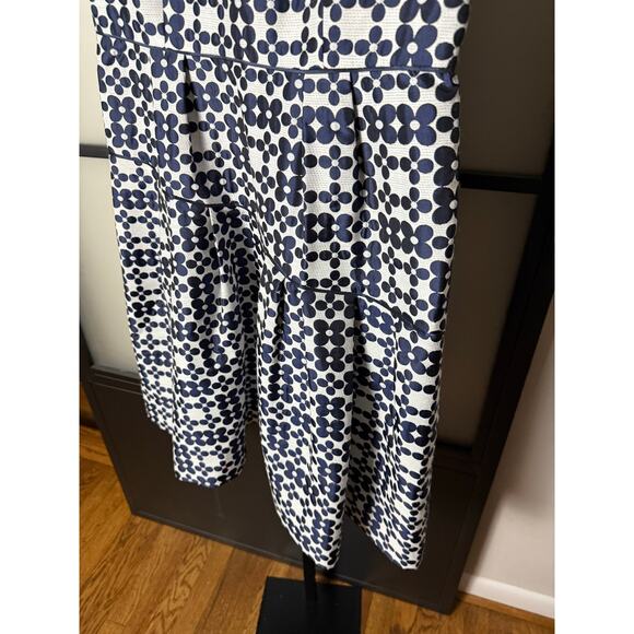 Rickie Freeman for Teri Jon Floral Navy Dress Size 12 - Picture 8 of 8